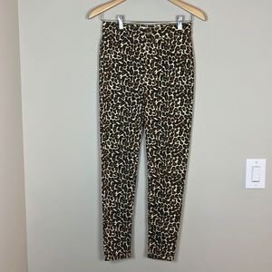 We The Free Cotton Standard Size 4 Leopard Print Skinny Pants